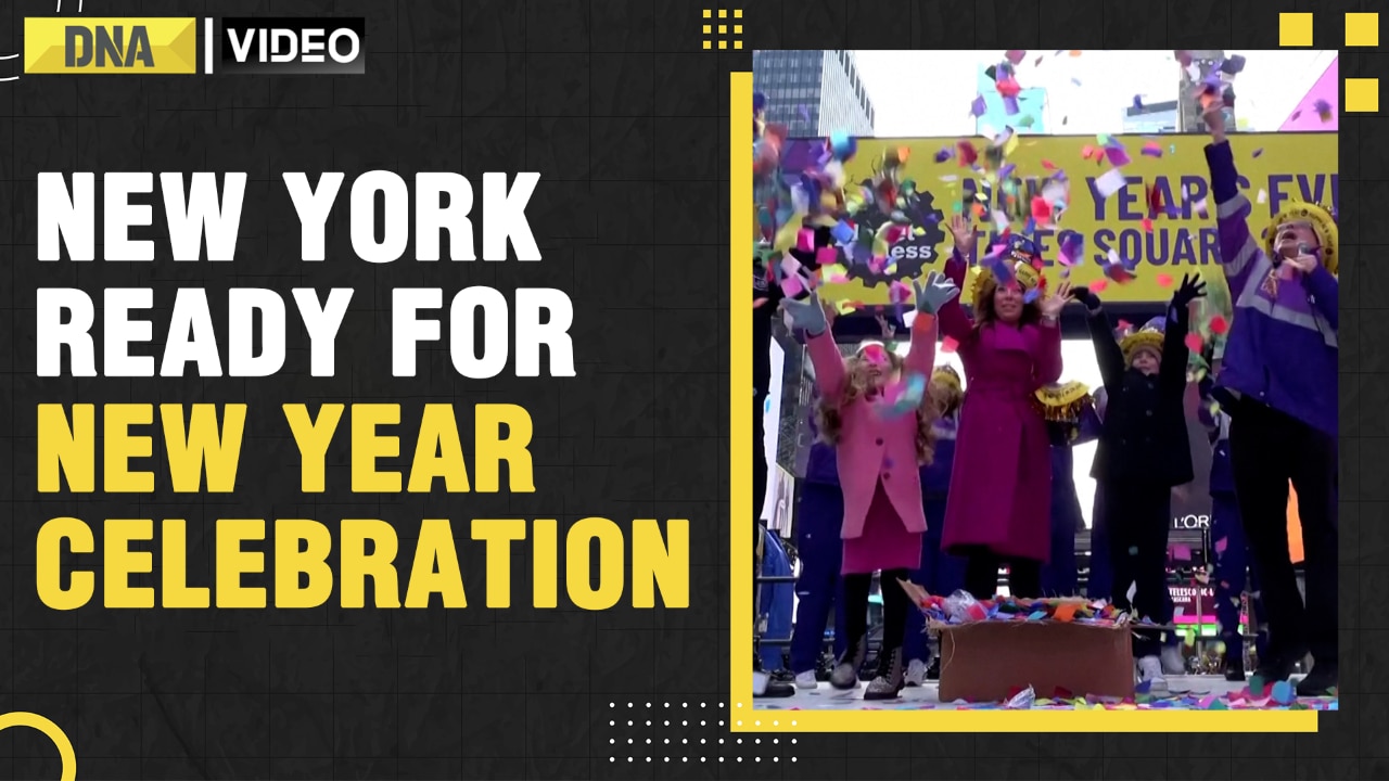 New Year 2023: New York's Time Square preps for biggest night of year with NYE confetti 'test'