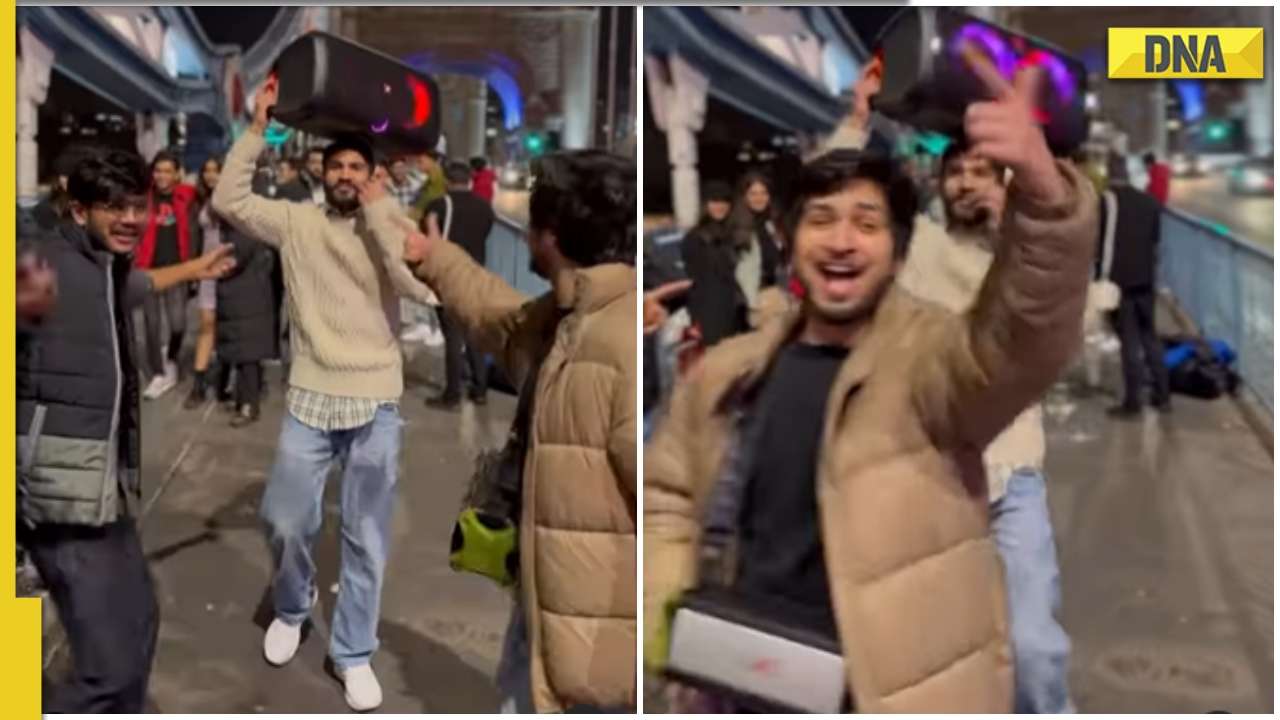 1280px x 720px - Viral video: Desi boys dance to popular Haryanvi songs on London Bridge,  netizens say 'mauj kardi chorho'