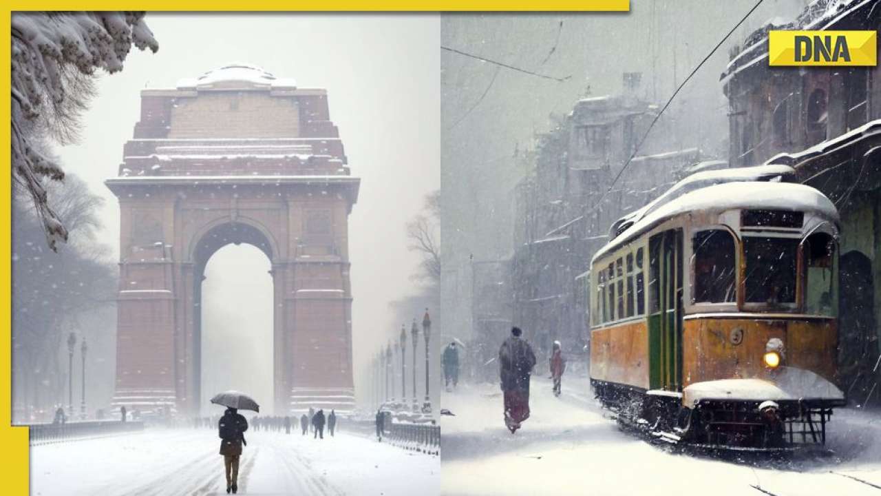 Ever wondered how Delhi would look like if covered in snow? AI