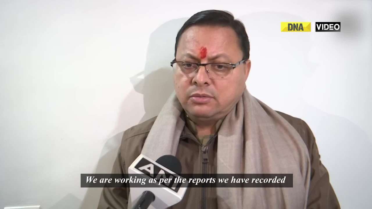 Disaster Management Department on alert, says Uttarakhand CM Dhami on sinking land in Joshimath