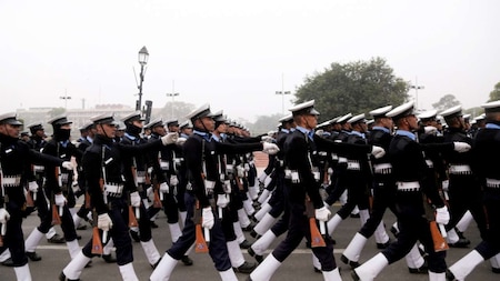 Naval marching contingent