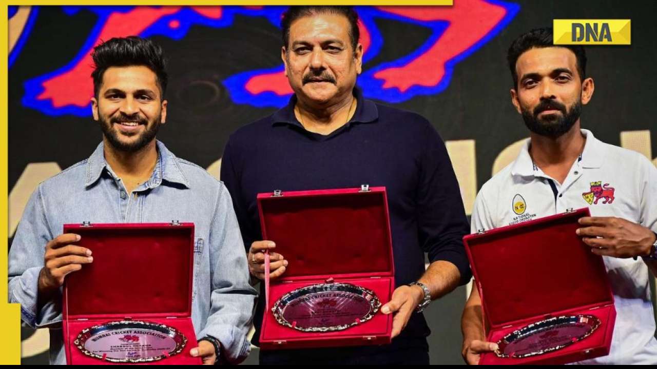 'The Gabba Conquerors': Ravi Shastri, Ajinkya Rahane, Shardul Thakur honoured at MCA Awards