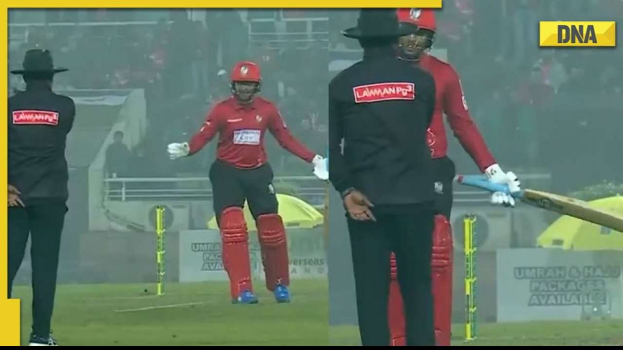 WATCH: Shakib Al Hasan loses cool, gets in argument with umpire after uncalled wide in Bangladesh Premier League 