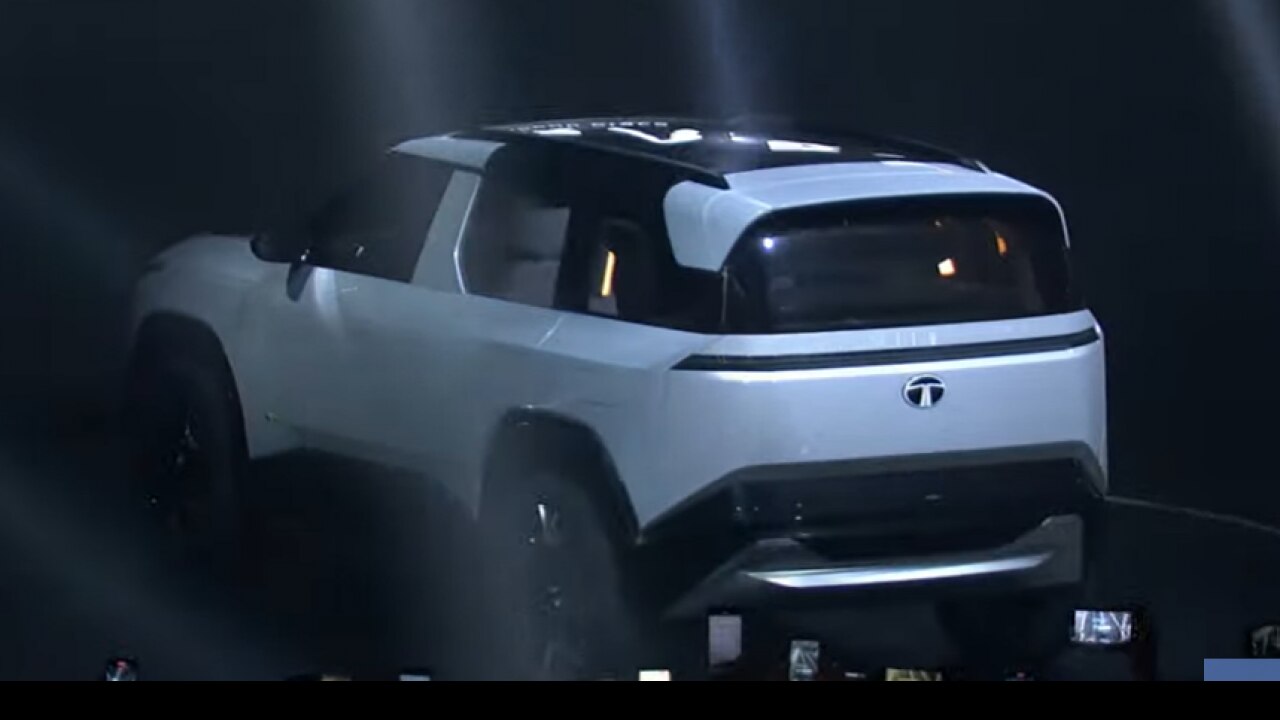 Tata Motors reveals muchawaited Tata Sierra EV concept at Auto Expo