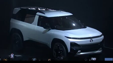 Tata Sierra EV concept at Auto Expo 2023