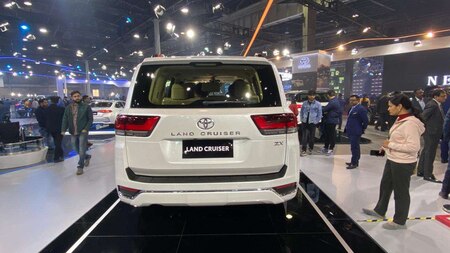 The neat design makes the Toyota Land Cruiser 300 look big and bulky.