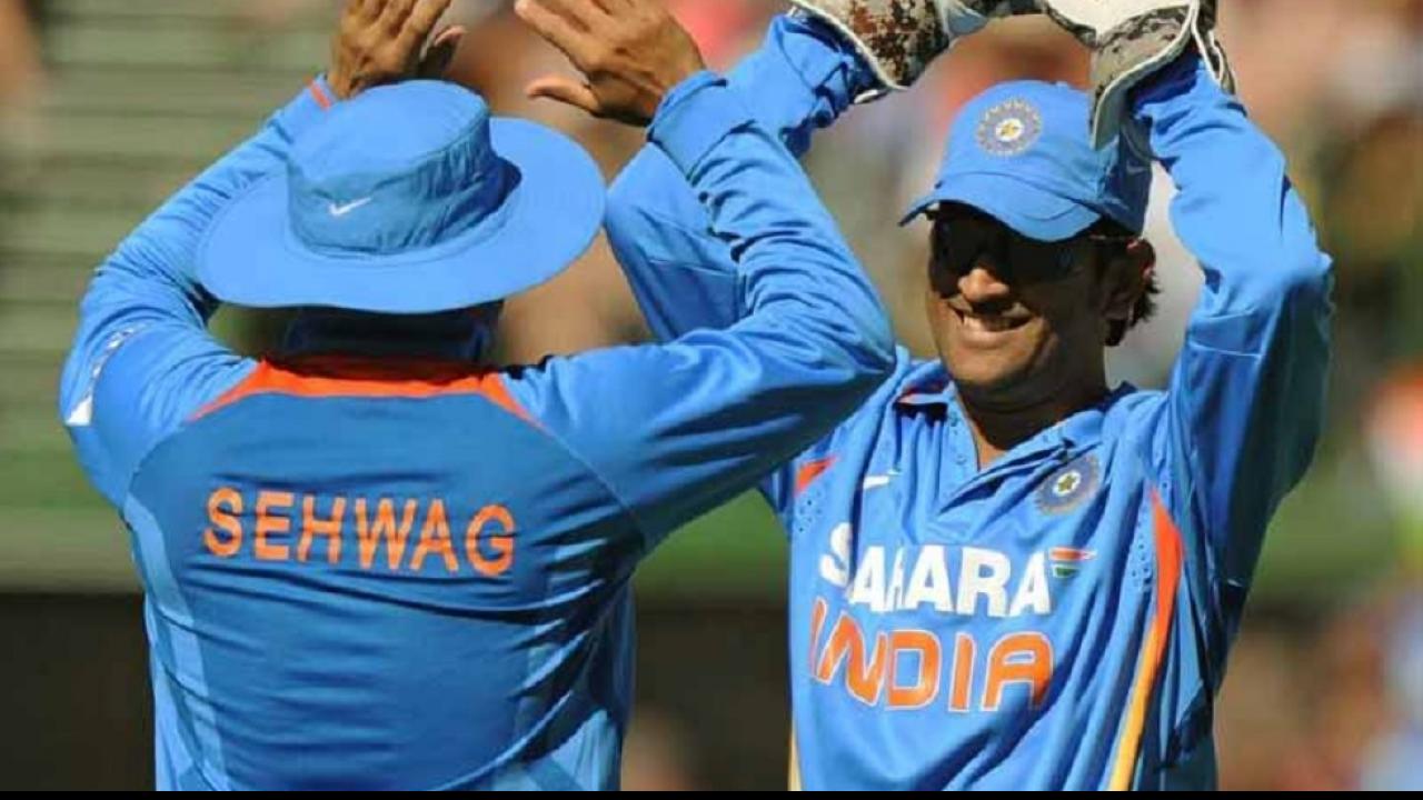 Virender Sehwag No Jersey Number