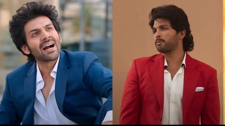 Kartik Aryan, Allu Arjun Look