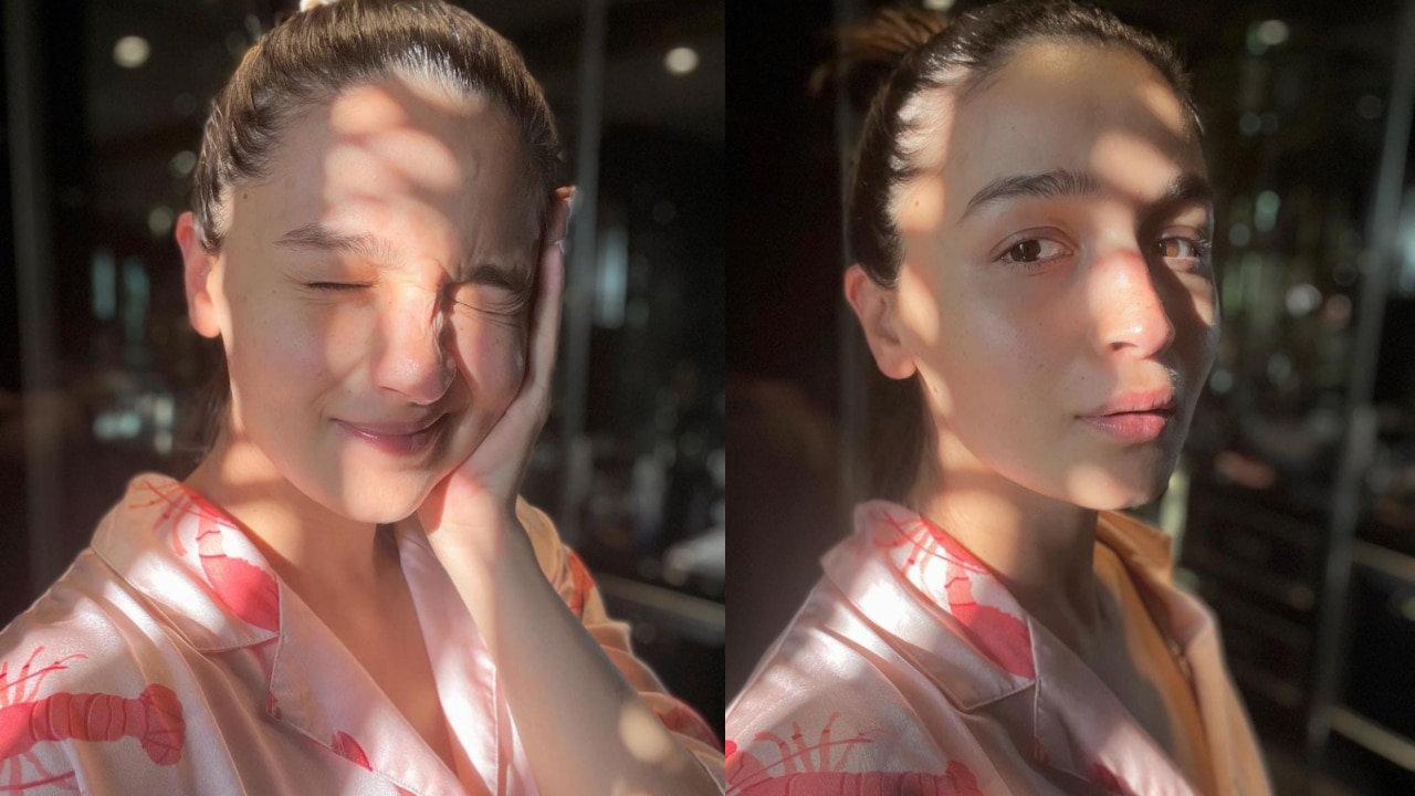 Alia Bhatt glowing face after baby birth 