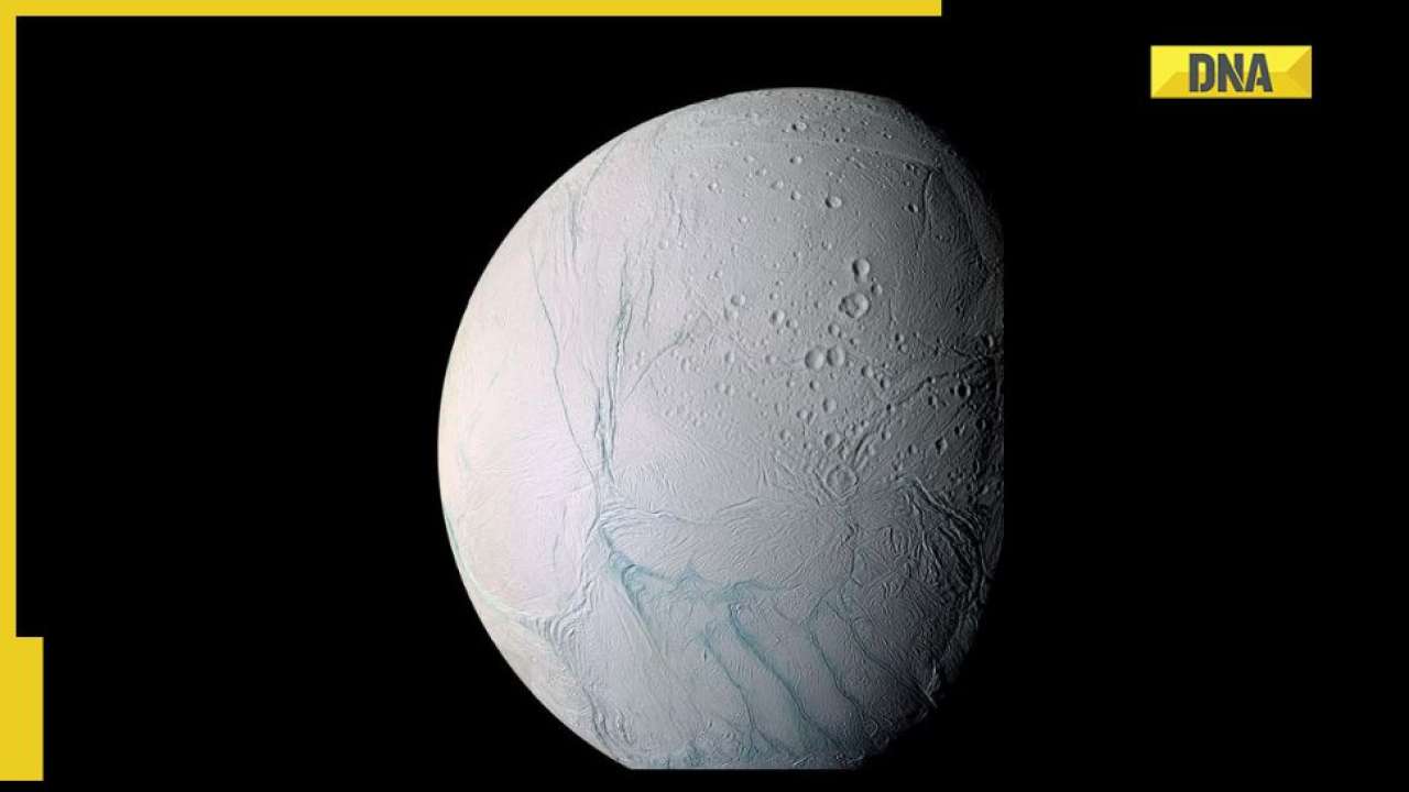 NASA Shares Stunning Image Of Saturn S Icy Moon Enceladus Internet Calls It CGI Magic
