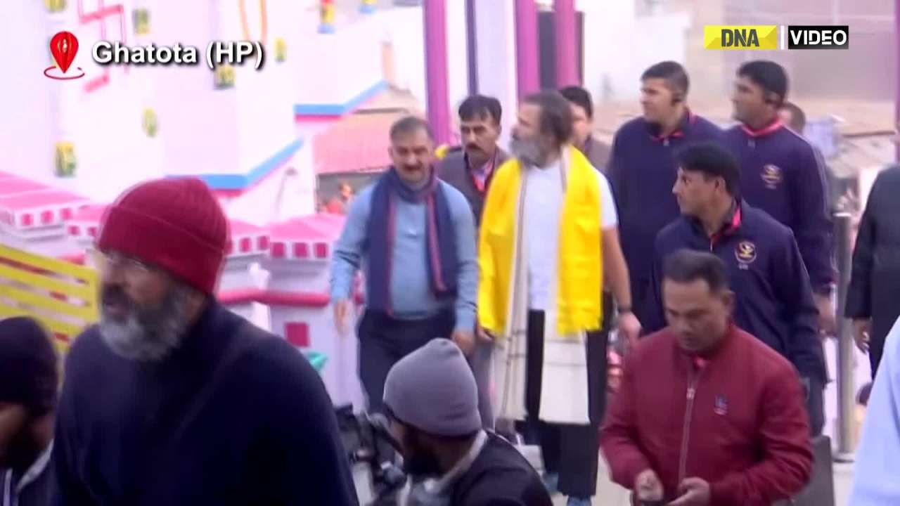 ‘Bharat Jodo Yatra’: Rahul Gandhi offers prayers at ancient Shiv Mandir of Kathgarh 