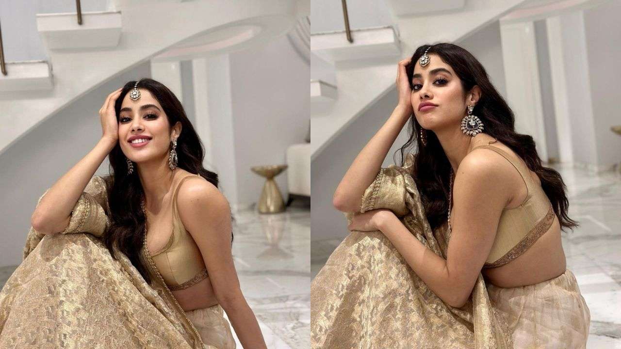 Tamil Actress Suganya Sex Photos - Janhvi Kapoor looks lethal beauty in nude lehenga set, see PICS