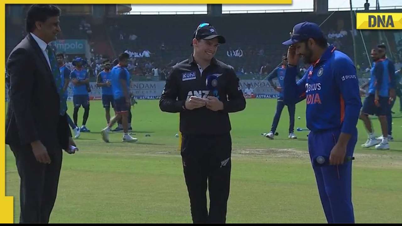 IND vs NZ: Rohit Sharma's hilarious brain fade after winning toss leaves Tom Latham, Javagal Srinath in splits
