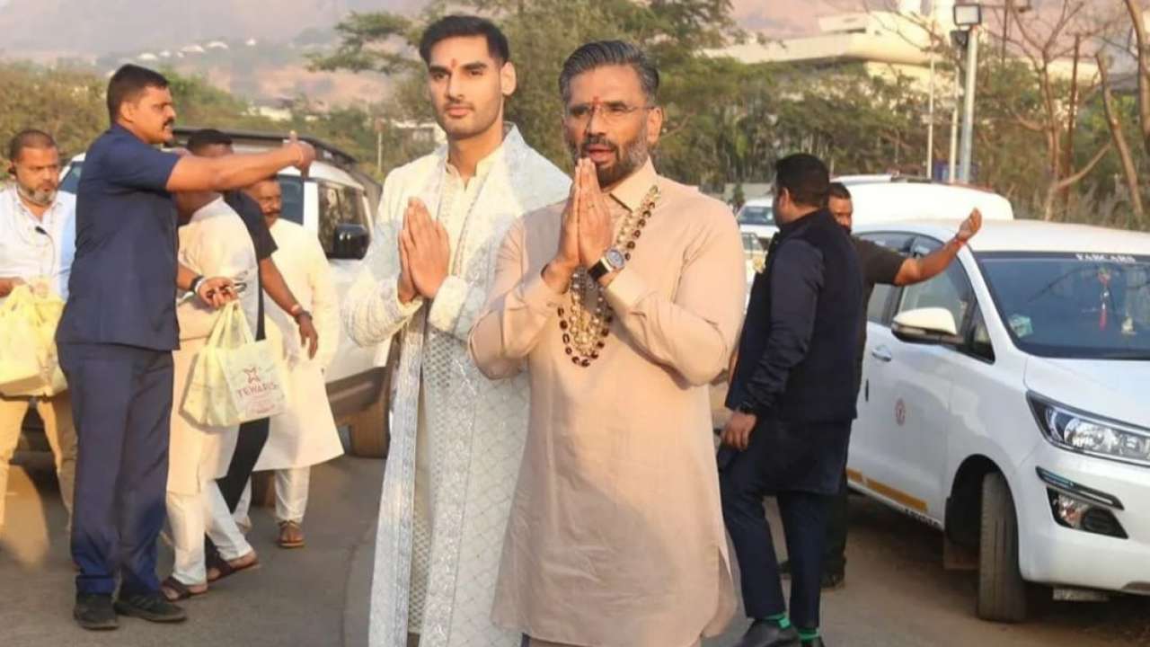 KL Rahul and Athiya Shetty Wedding: Suniel Shetty and Ahan Shetty ...