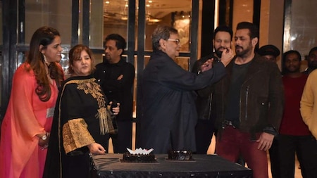 Salman Khan with Subhash Ghai