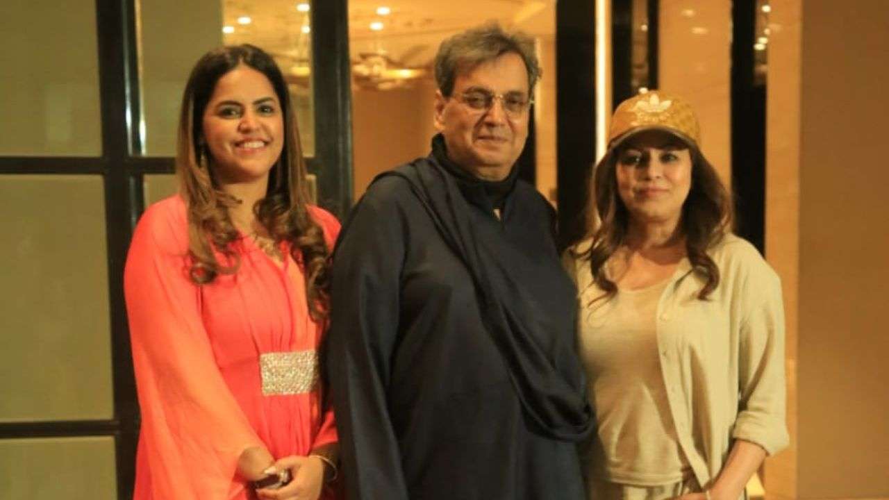 Subhash Ghai with Mahima Chaudhry