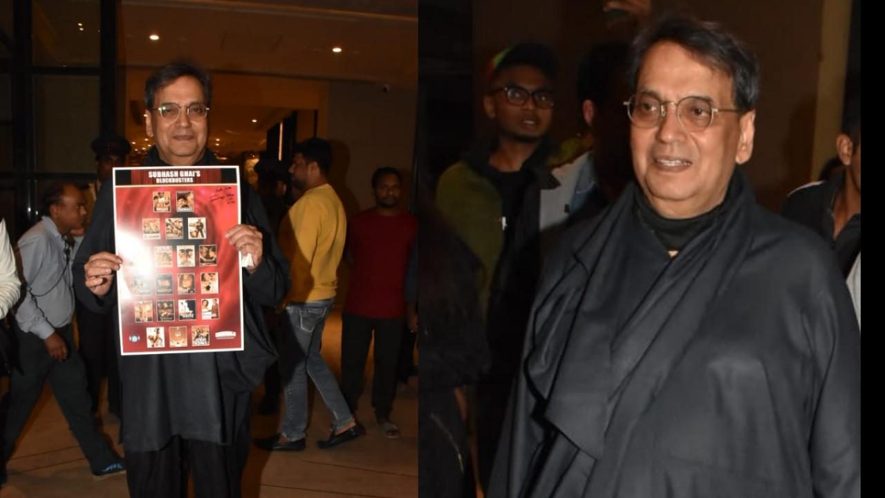 Subhash Ghai Pose For Paparazzi