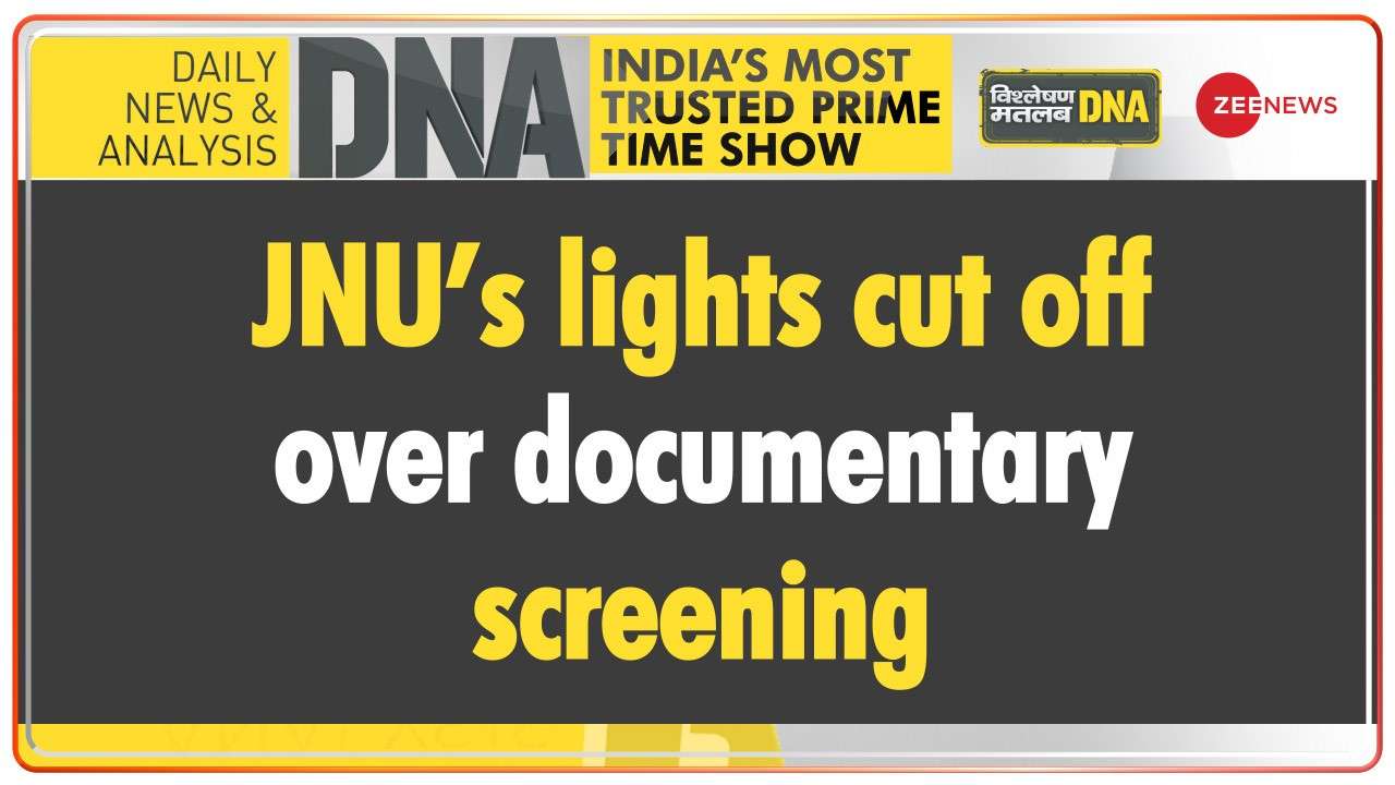  JNU’s lights cut off over documentary screening