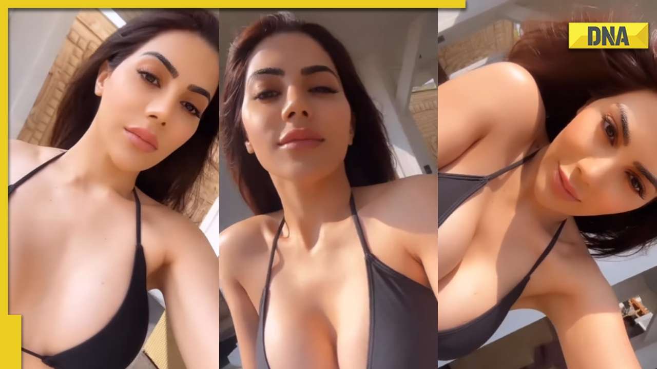 Nikki Tamboli Sex - Nikki Tamboli brutally trolled for posing in bikini, netizens say 'lagta  hai didi ko kaam milna band hogaya hai'