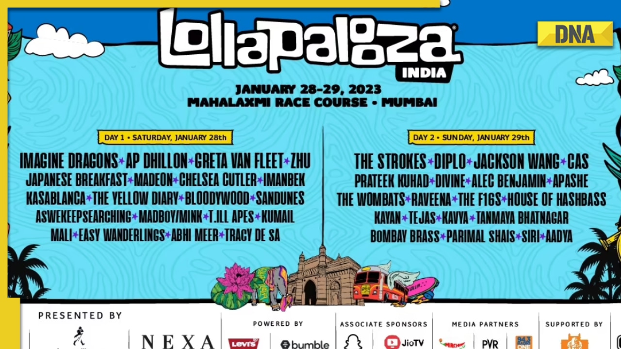 Lollapalooza 2023 Check artist lineup for Day 2 of Mumbai music