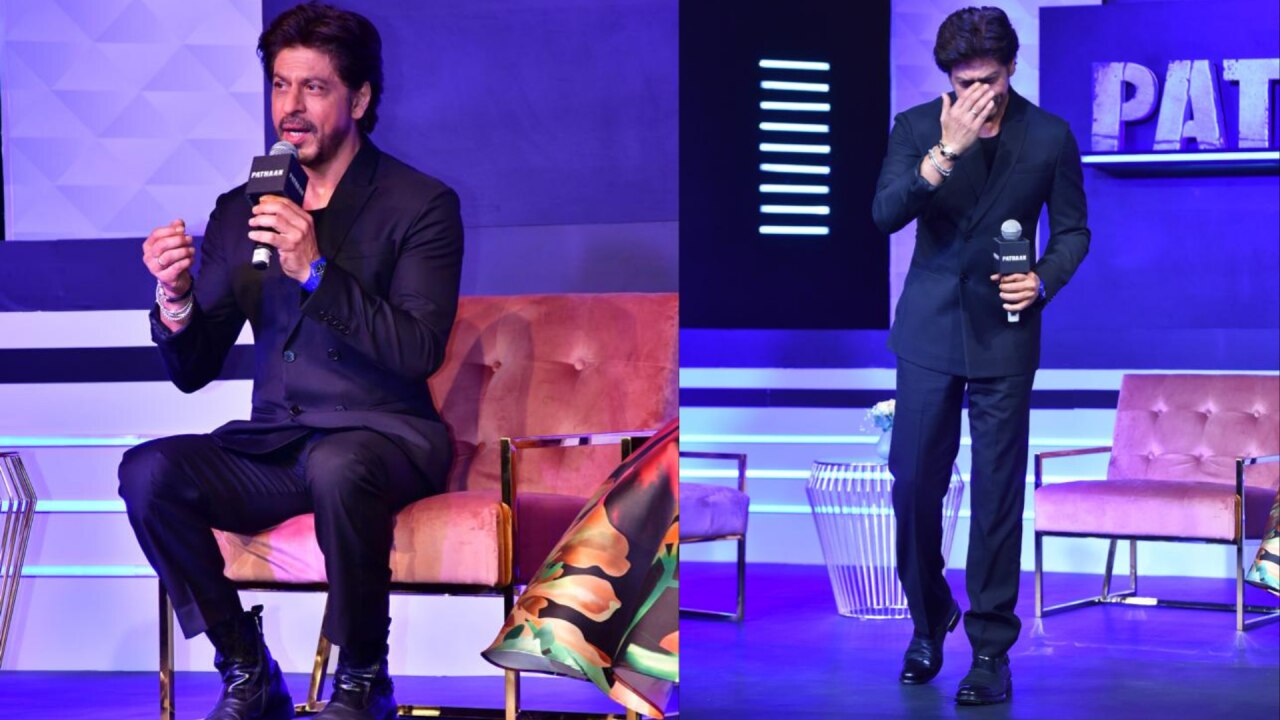 Shah Rukh Khan at Pathaan Media Meet