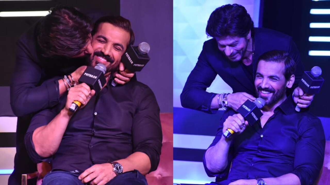 Shah Rukh Khan and John Abraham Bromance