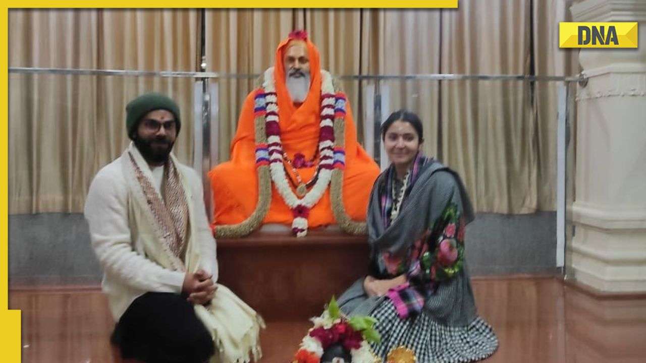 Virat Kohli Anushka Sharma Visit Ashram Of Pm Modi S Spiritual Guru In Rishikesh Pic Goes Viral