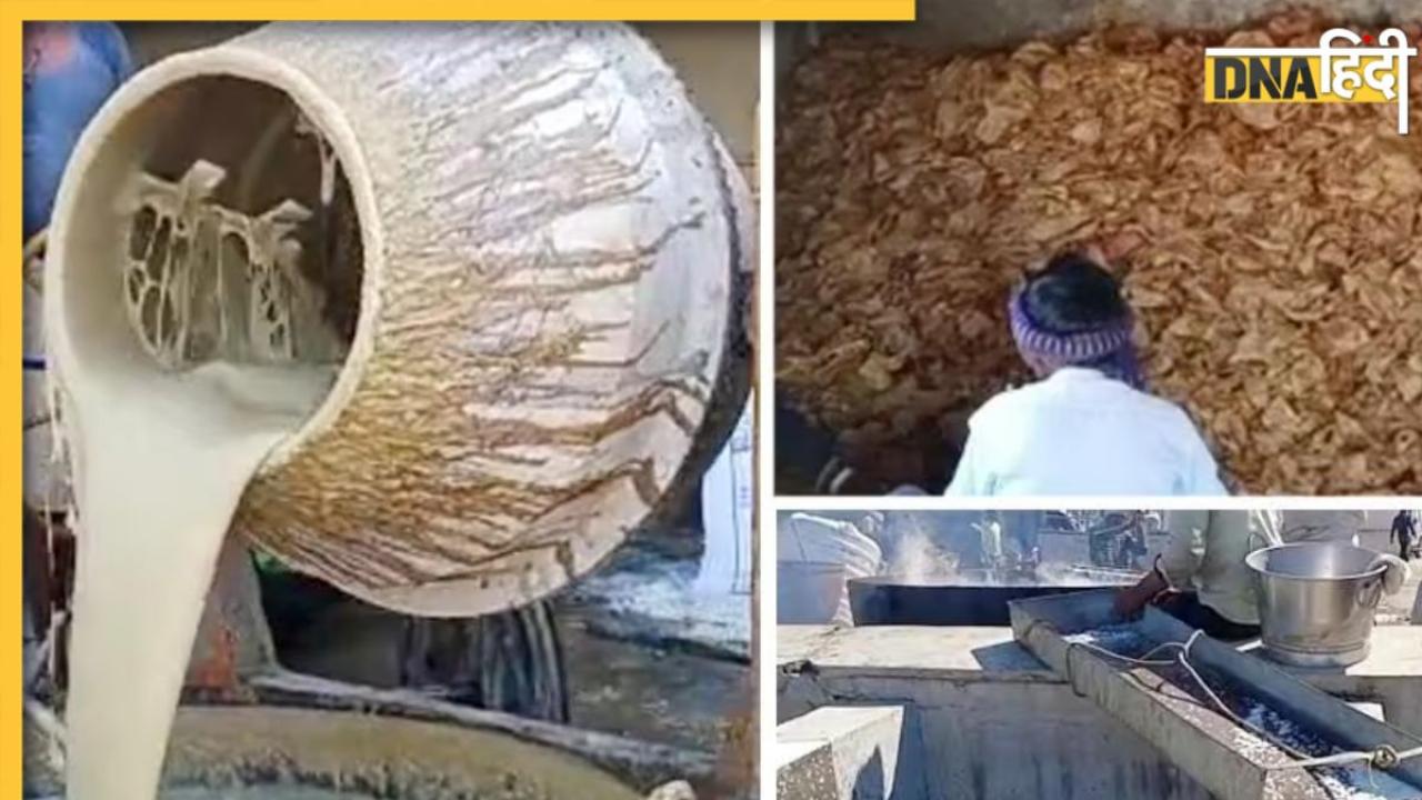 OMG: हौद में खीर-सब्जी, सीमेंट-कंक्रीट मिक्सर में बना मालपुआ, लाखों लोगों ने जमकर छका भोज