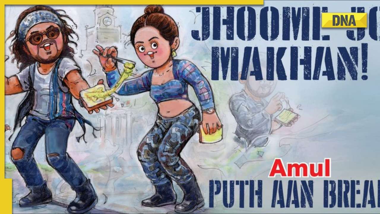 Jhoome Jo Makhan': Amul doodle on SRK's Pathaan is viral, have you seen it? Jhoome Jo Makhan': Amul doodle on SRK's Pathaan is viral, have you seen it?