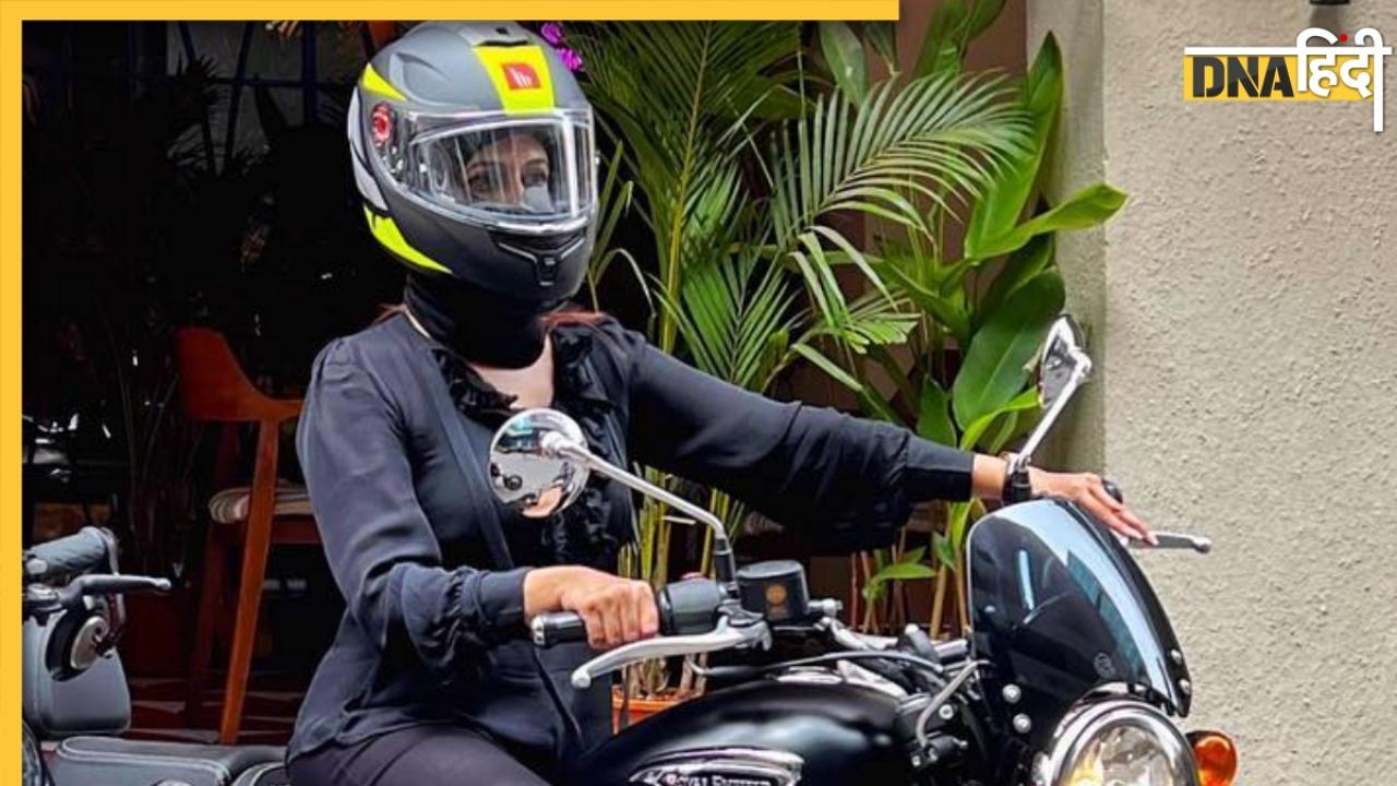 दबंग बनी टीवी की ये संस्कारी बहू, मुंबई की सड़कों पर फर्राटे से दौड़ाई बाइक