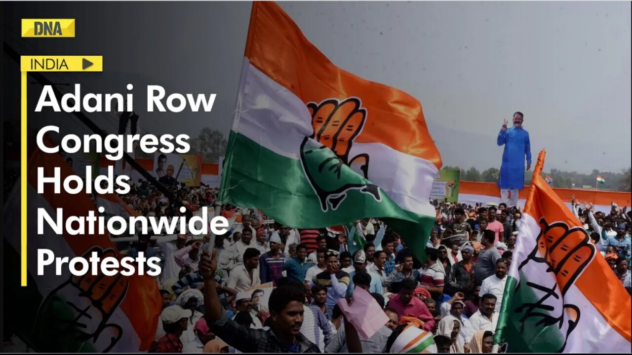 Adani-Hindenburg row: Congress holds nationwide protests, demands probe into the matter