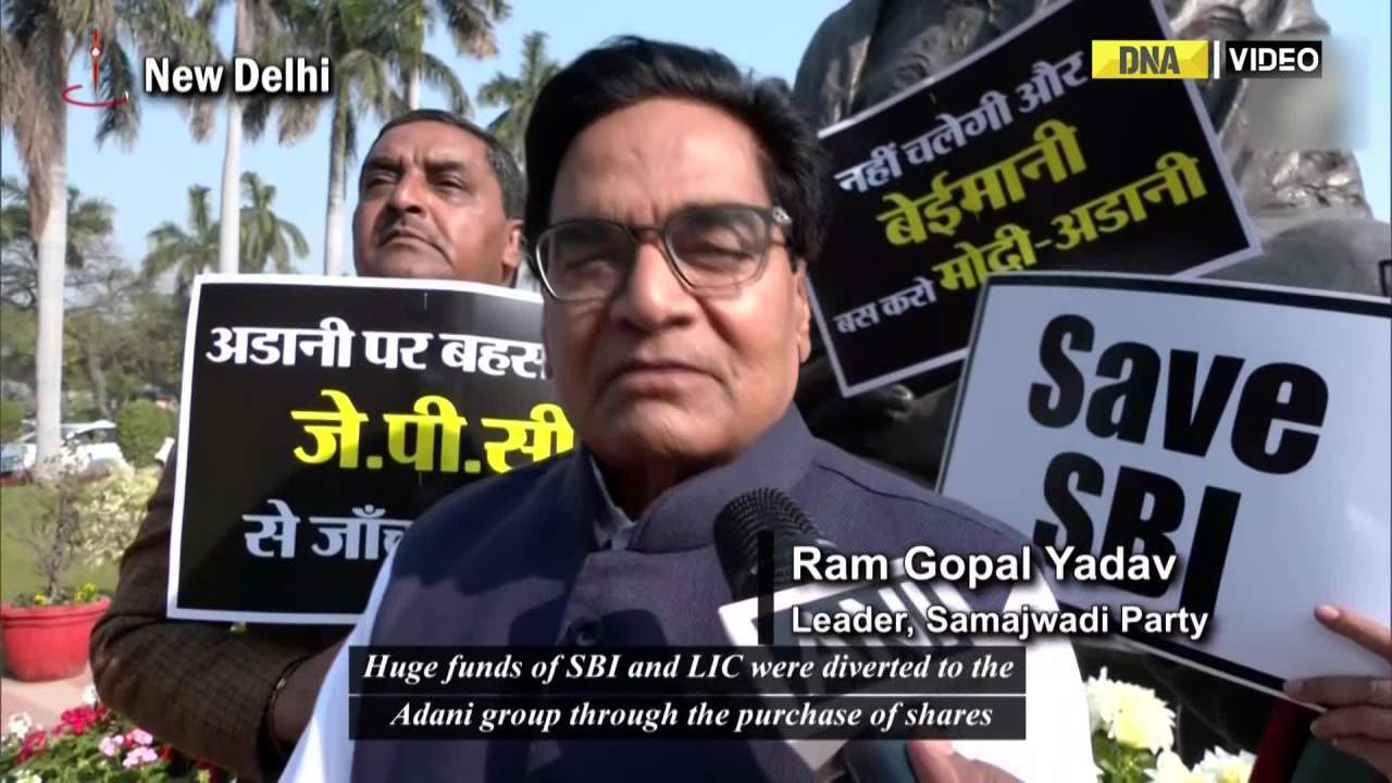 “Who is behind this scam?” Ram Gopal Yadav on Adani row
