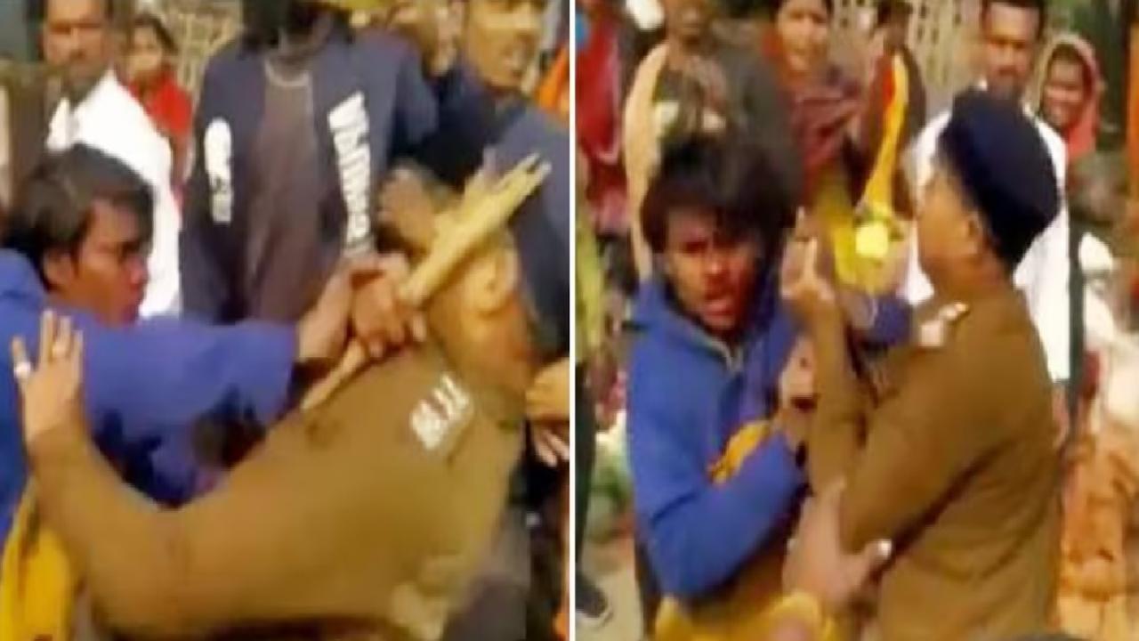 बिहार में ई-रिक्शा चालक से पंगा लेना दारोगा को पड़ा भारी, लोगों ने दौड़ा-दौड़ा कर पीटा, देखें VIDEO