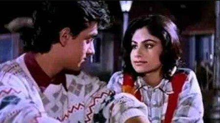 Aamir Khan and Ayesha Jhulka in Jo Jeeta Wohi Sikandar