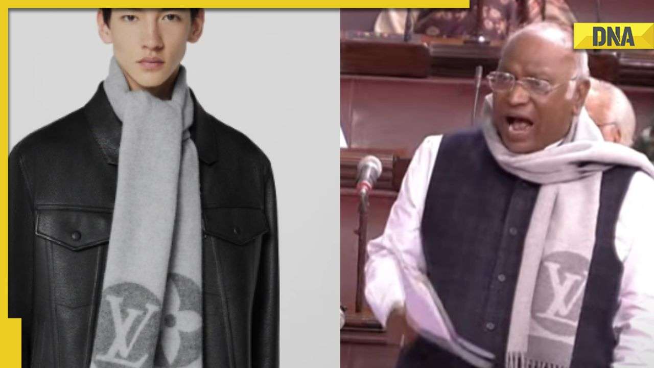 Congress chief Mallikarjun Kharge criticized for wearing Louis Vuitton scarf:  Know how much does the 'pricey