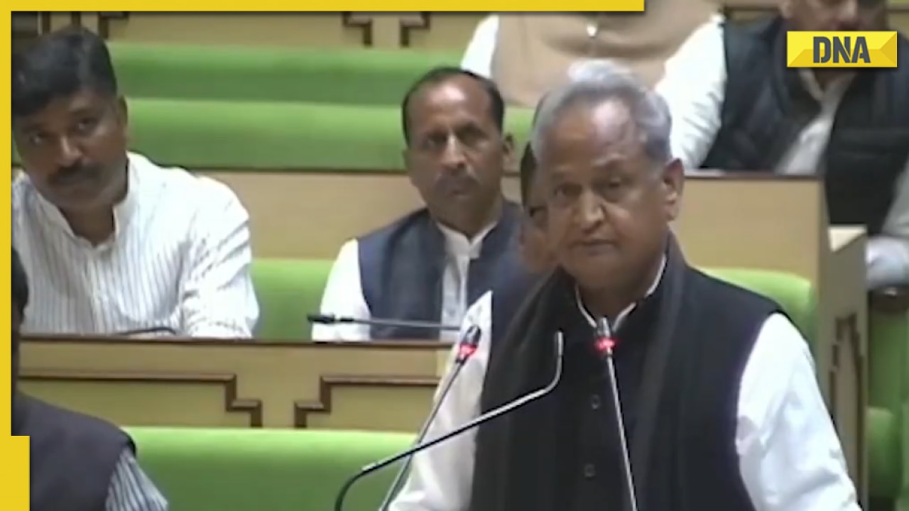 Watch: Rajasthan CM Ashok Gehlot Reads Old Budget In Assembly For 8 ...