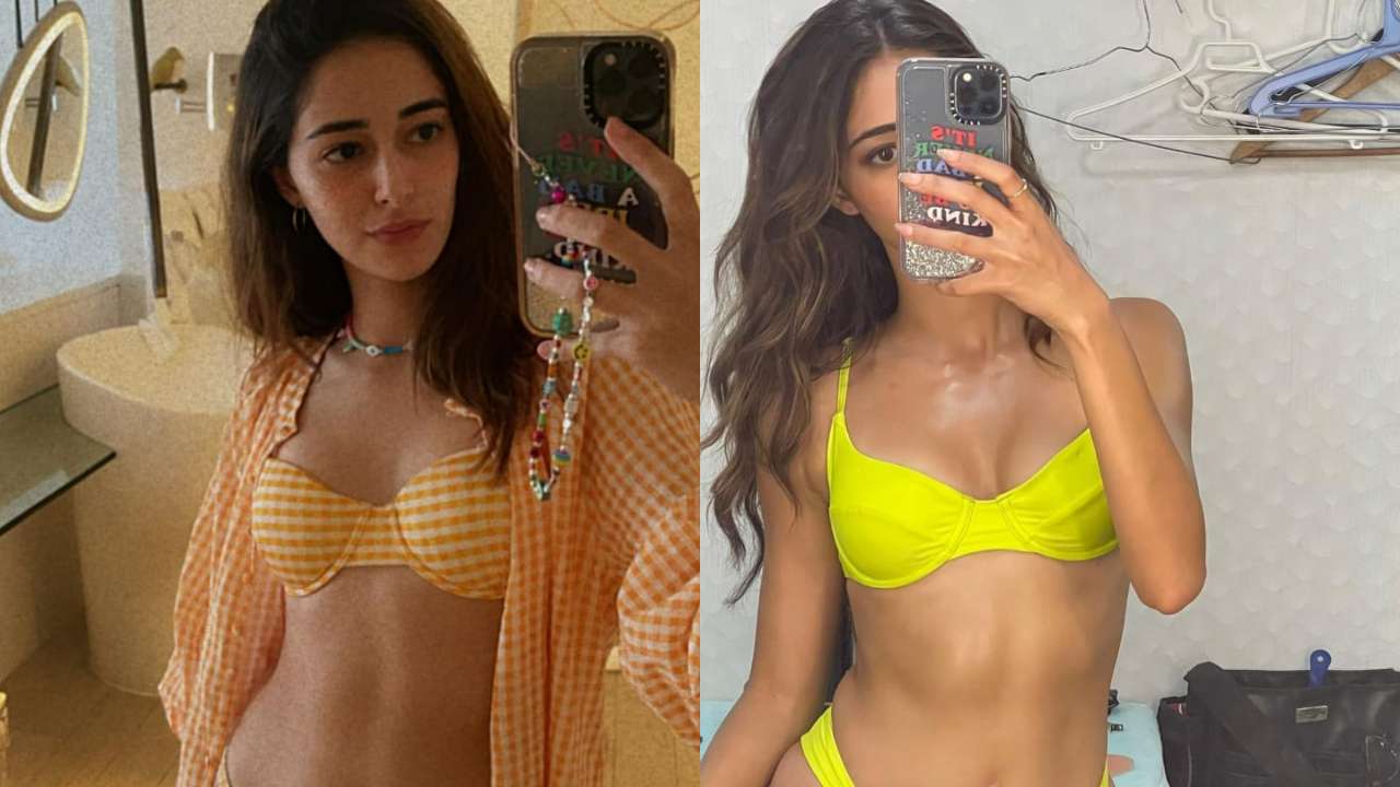Ananya Xx Video - Ananya Panday sizzles in hot bikinis in her latest photo dump, see viral  pics