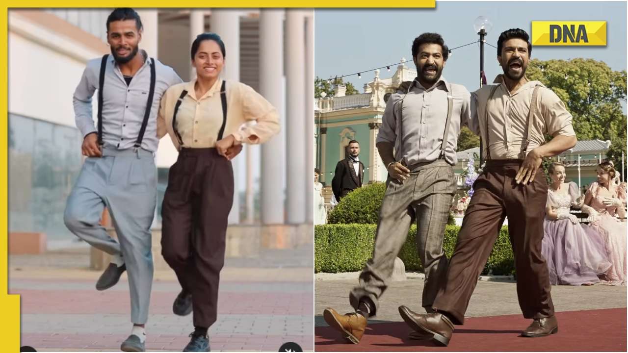 Desi dancers nail Ram Charan and NTR Junior's Naatu Naatu hook step ...