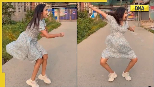 Chote Girl Sex Xxx - Desi girl energetic yet sexy dance on 'Dil Na Diya' song breaks the  internet, viral video