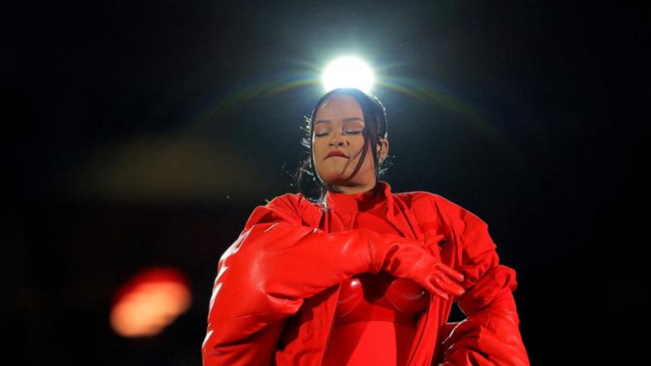 Rihanna Wears Red Loewe and Alaïa for Super Bowl 2023 Performance