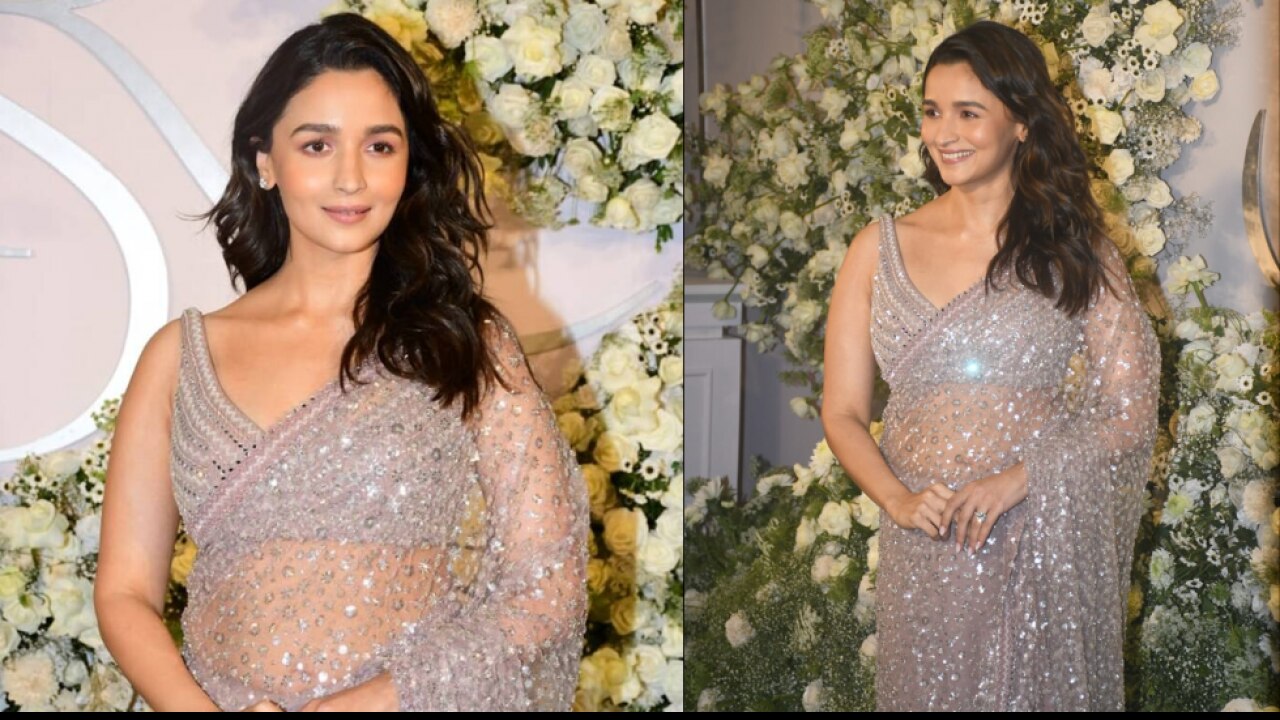 Alia Bhatt Look In Sid-Kiara Reception