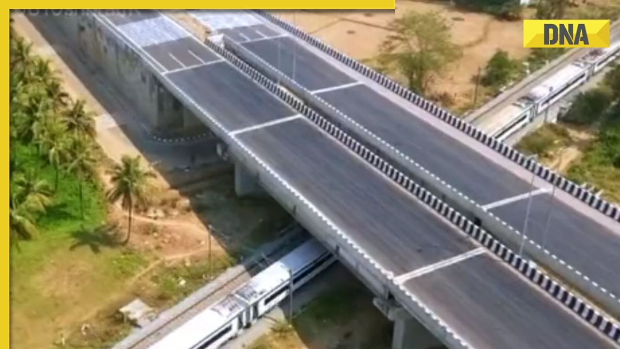 Bengaluru-Mysuru Expressway with Vande Bharat underneath: Anand Mahindra shares stunning video