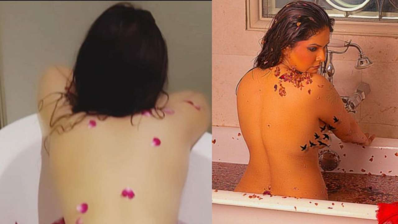 XXX fame Aabha Paul flaunting her back