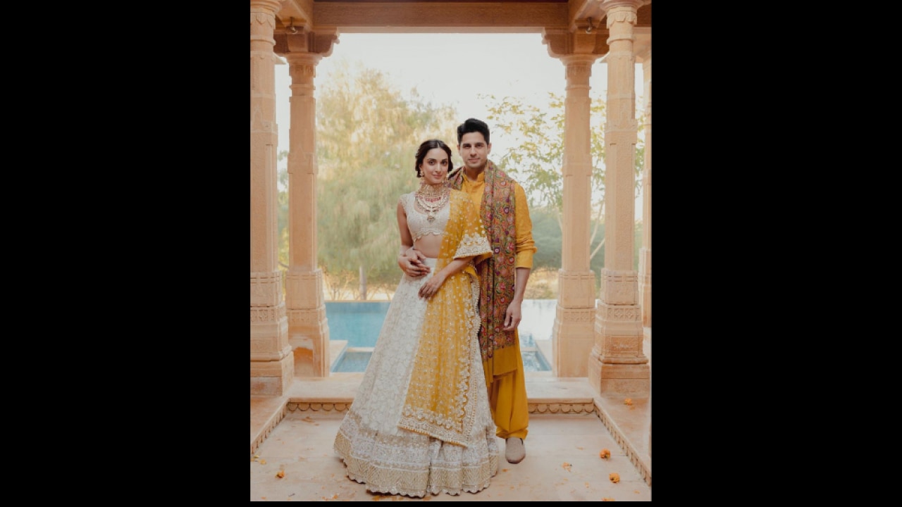 Sidharth-Kiara Haldi Look 