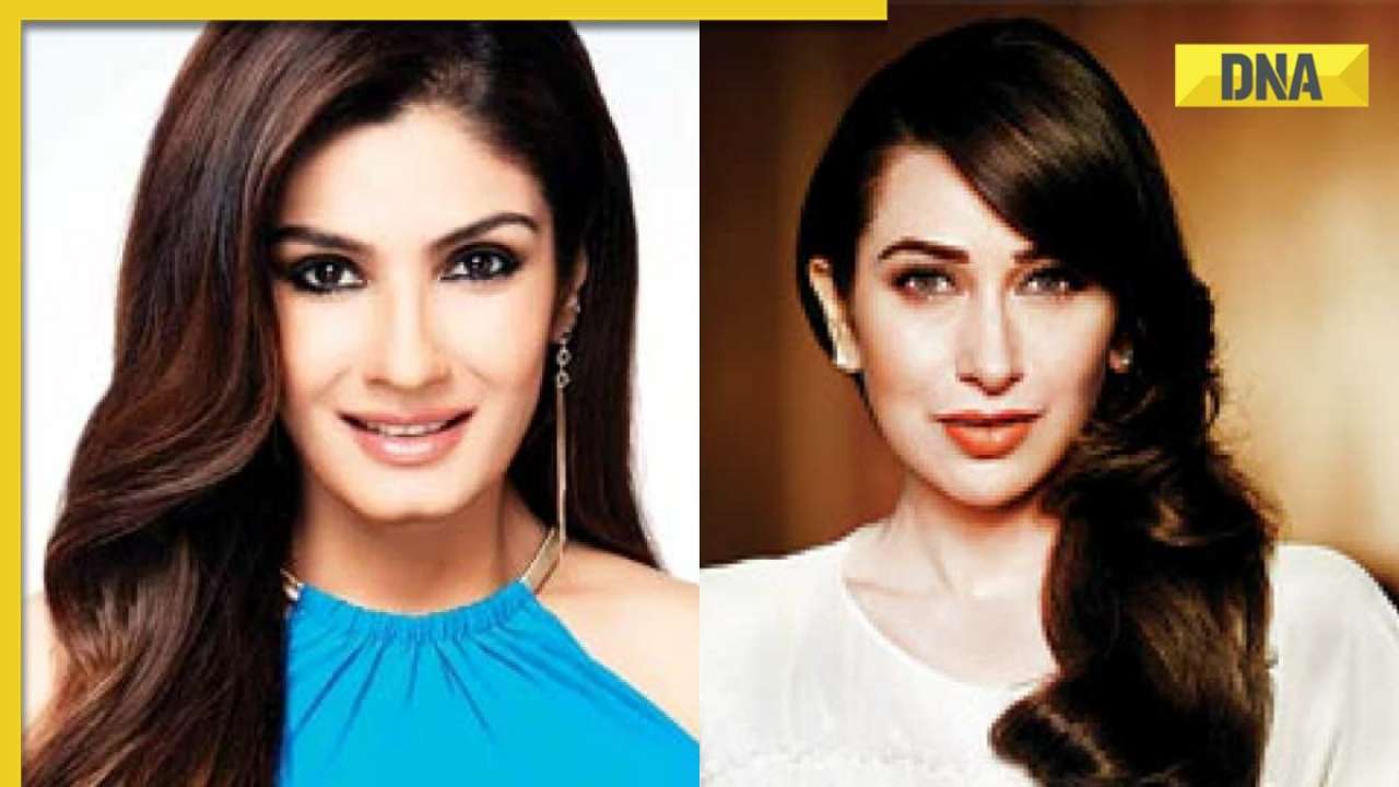 Karishma Xx Video - I would pose with a broomstick...': Raveena Tandon talks about her equation  with former rival Karisma Kapoor