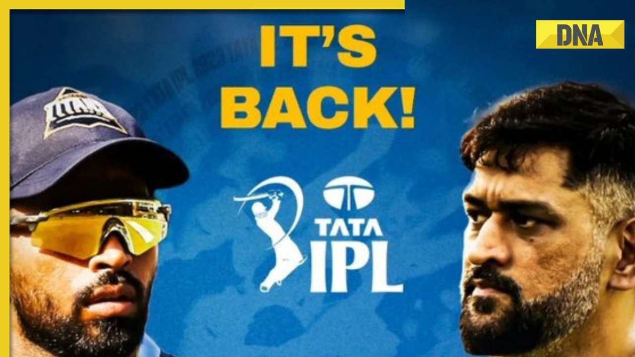 Ms Dhonis Csk Vs Hardik Pandyas Gt First Poster Of Ipl Goes Viral Netizens React To