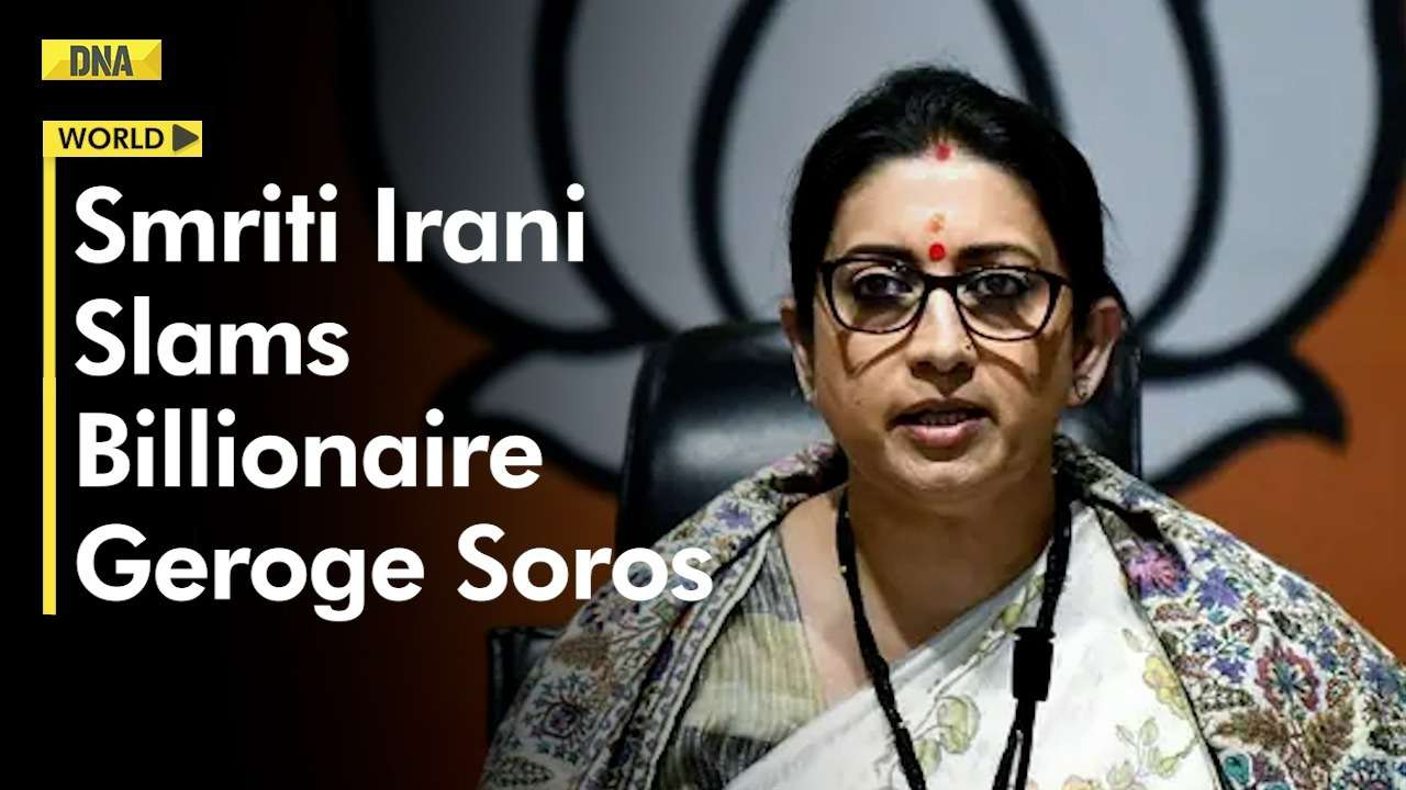 Smrti Irani and Congress slam George Soros over his Adani remarks