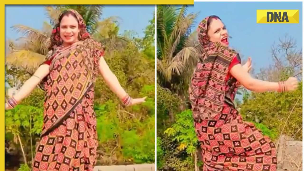 'Kya energy level hai' Woman in saree nails SRK’s hooksteps from