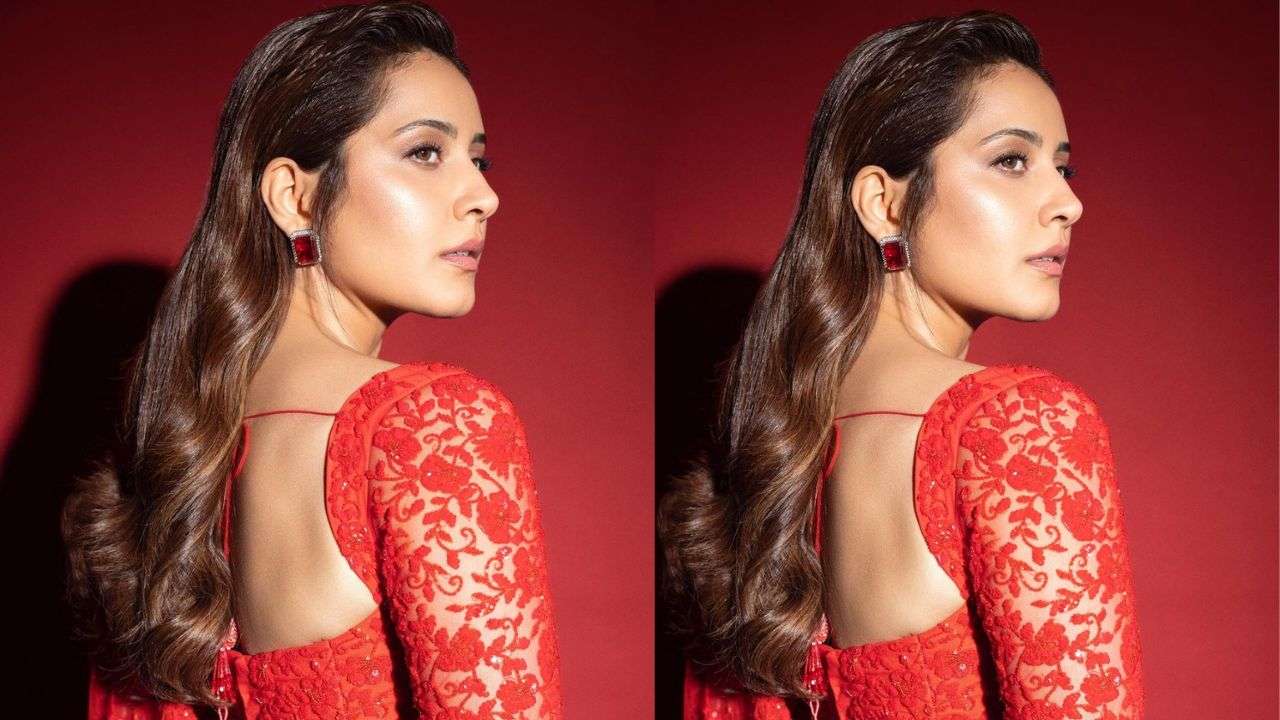 Rashi Kanna Hd Sex Videos - Raashi Khanna slays with her breathtaking look in gorgeous red saree, check  pics here