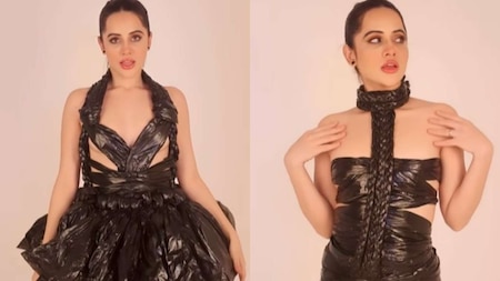 Urfi Javed wears outfits made of dustbin bag